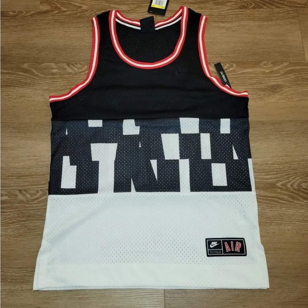 Nike Air Men’s Mesh Loose Fit Tank Top Jersey Shirt Sz Large MSRP $60 NWT